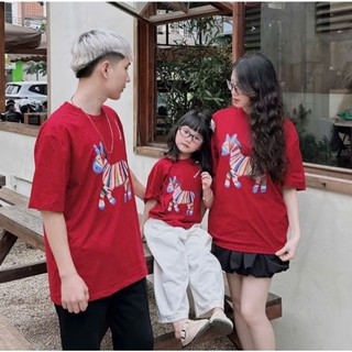 Áo Thun TẾT BÍNH NGỌ Mẫu Mới Chất Thun Cotton Mềm Mịn Thoáng Mát Co Dãn Tốt