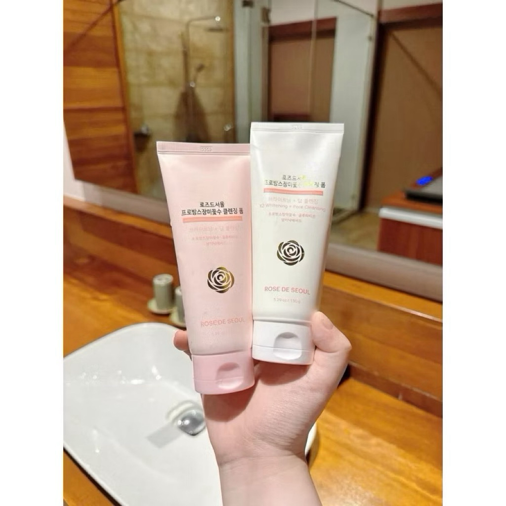 Sữa rửa mặt rose de seoul rose centifolia extract cleansing foam 150g – hạn 2028 Hàn Quốc  IS327