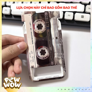 Bao Đựng Thẻ Nhân Viên Nhựa ABS Phong Cách Hình Băng Cát Sét Cassette Retro Vintage Phong Cách Cổ Điển Thú Vị