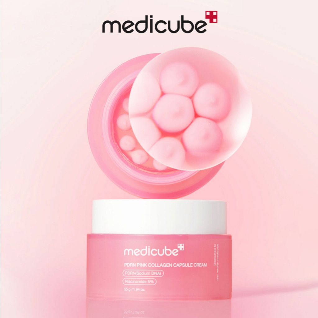 Kem dưỡng dành cho da lão hóa medicube PDRN Pink Collagen Capsule Cream 55g