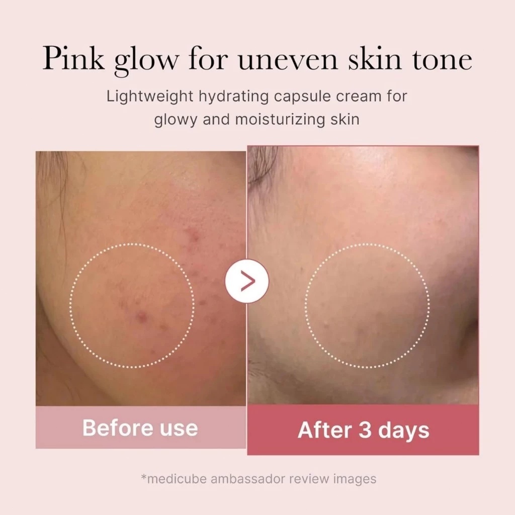 Kem dưỡng dành cho da lão hóa medicube PDRN Pink Collagen Capsule Cream 55g
