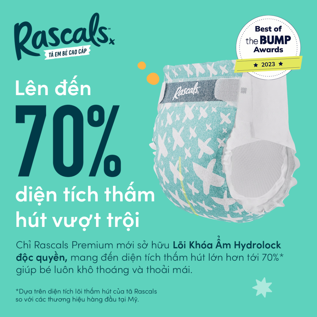 [Chính hãng] Tã/Bỉm Rascal & Friends cao cấp NewZealand