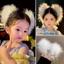 Kẹp lông vũ bông tuyết mẫu mới - Kẹp lông vũ cao cấp biểu diễn, dự tiệc, sự kiện