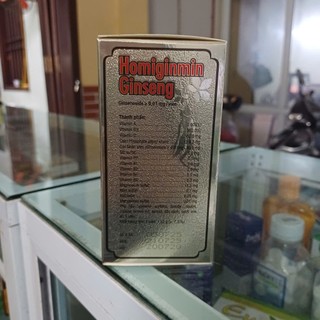 => Viên Uống Nhân Sâm & Vitamin PV Pharma Homiginmin Ginseng Hỗ Trợ Tăng Đề Kháng, Giảm Mệt Mỏi 60 Viên