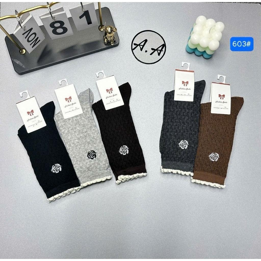 💕Tất cổ cao các mẫu chất cottong đẹp