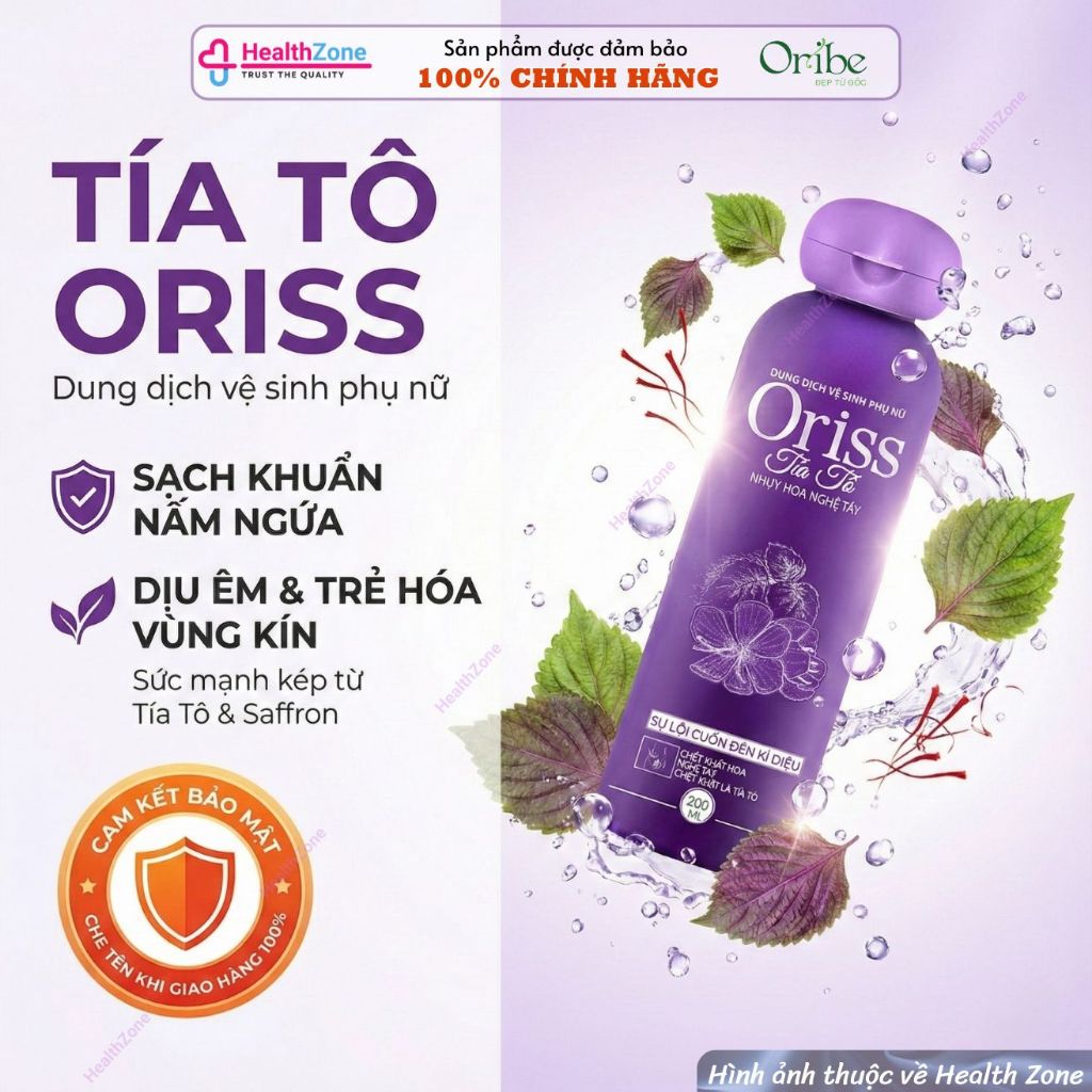 Dung Dịch Vệ Sinh Nữ Oriss Tía Tô 200ml | Shopee Việt Nam