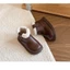 Giày Cao Cổ Cho Bé - Bót Cổ Lông Da PU Thiết Kế Khóa Kéo Tiện Lợi Cho Bé Gái Khóa Kéo Tiện Lợi TH Kids