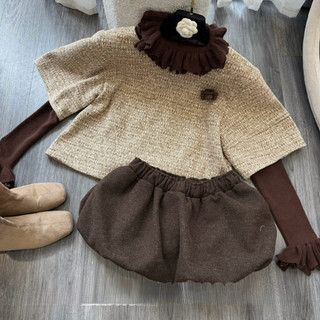 [Có Sẵn]•𝙆𝙞𝙣𝙜𝙨𝙝𝙤𝙥𝙗𝙚𝙖𝙪𝙩𝙮•Áo Khoác Dạ Hoa Trà Mix Áo Bèo QC