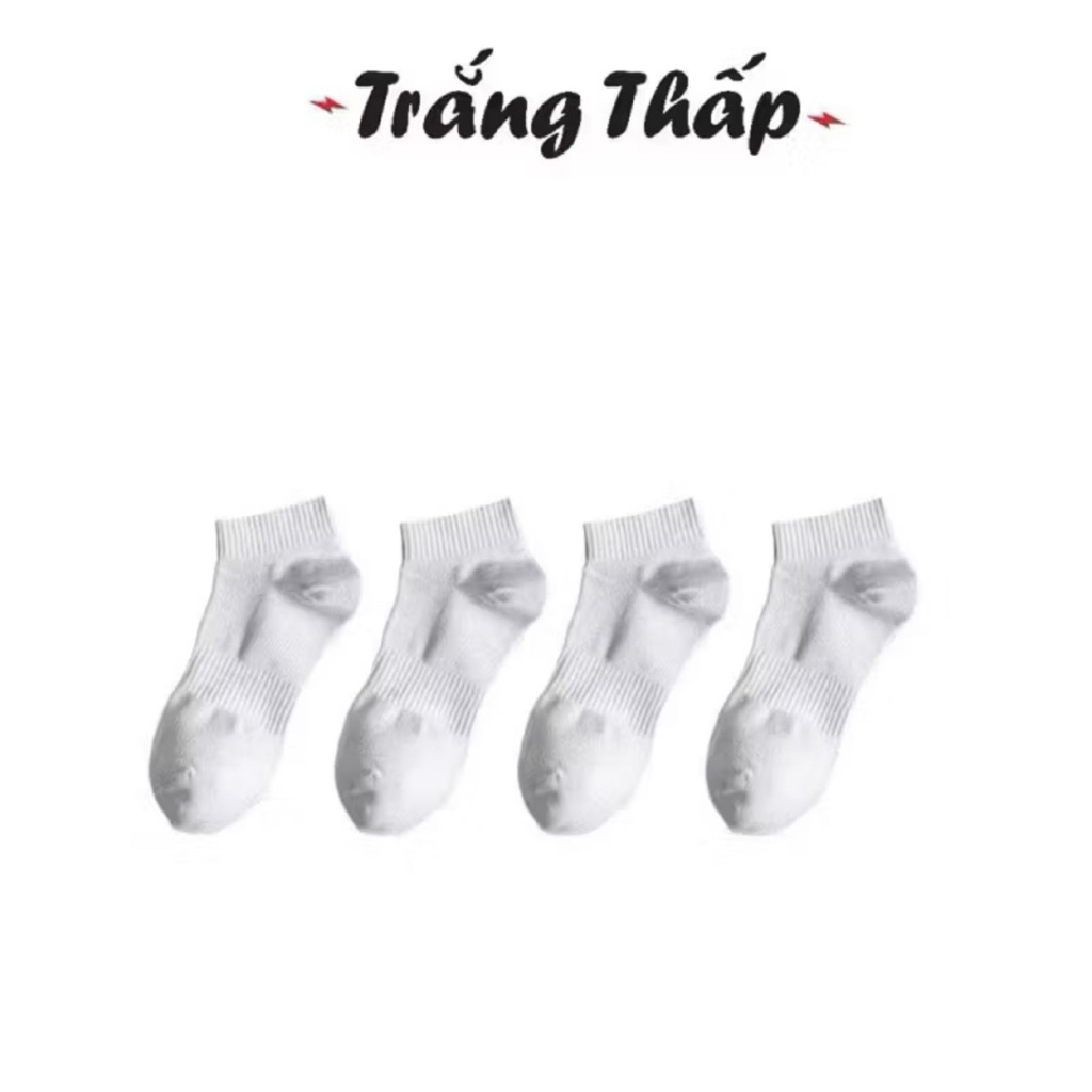 COMBO 5 Đôi 10 đôi   Tất vớ  Trắng Đen Nam Nữ Cổ Cao,Cổ Trung,CổNgắn vớ dệt kim phong cách Thể thao Thoáng khí
