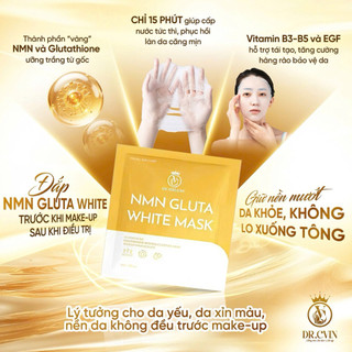 NMN GLUTA WHITE MASK ( MẶT NẠ PHỤC HỒI DA) Drcvin chính hãng