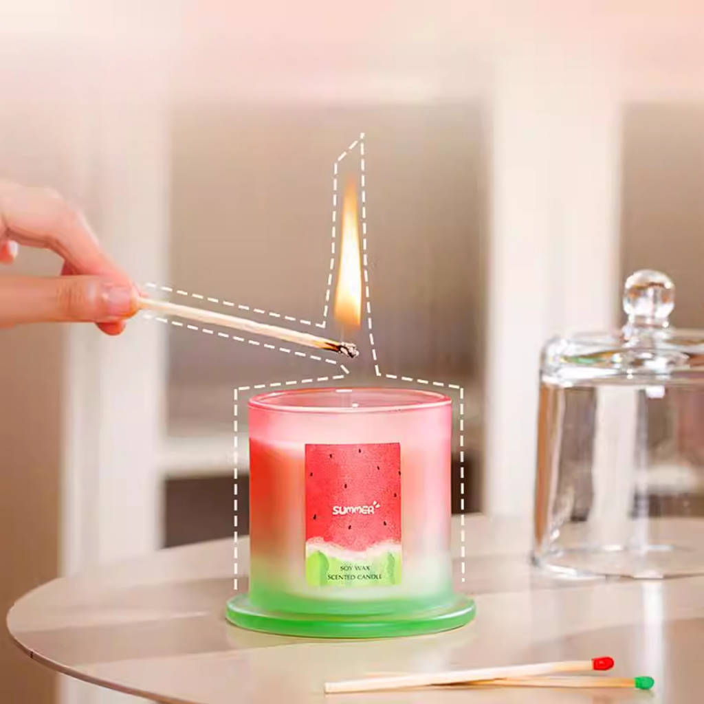 Nến thơm nắp chuông - 4 Mùi Hương Không Khói - Quà Tặng Sang Trọng Cao Cấp NEN05