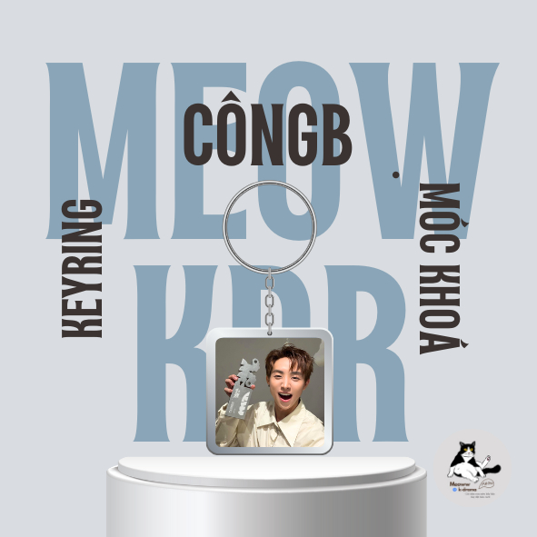 Móc khoá/Keyring CôngB/CONGB siêu cấp đẹp trai - Anh trai say hi