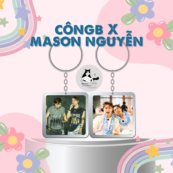 combo 2 móc khoá/keyring otp anh trai say hi 2025 - atsh 2025 CôngB - Mason Nguyễn