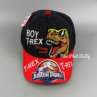 [ 4-10 TUỔI ] NÓN KẾT KHỦNG LONG T-REX CHO TRẺ EM - MŨ LƯỠI TRAI KHỦNG LONG CUTE CHO BÉ TRAI