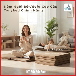⛪️Nệm Ngồi Bệt Kiểu Nhật Chính Hãng Tonybed, Nệm Lót Ngồi Uống Trà, Đọc Sách, Ngồi Thiền Cao Cấp