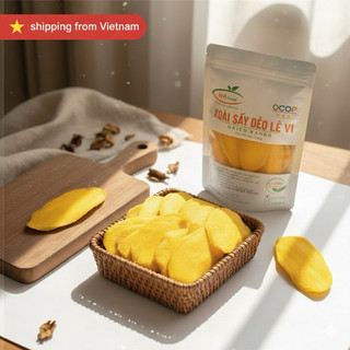 (túi zip 250 gram)Xoài Sấy Dẻo Muối Ớt Và Nguyên Vị LêVi.Food Thơm Ngon Chuẩn Vị