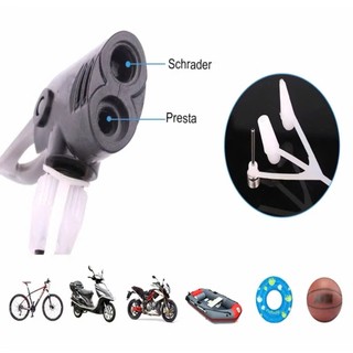 Bơm hơi, bơm đạp chân 1 và 2 xilanh Gofurther - Bơm hơi xe đạp, xe máy, oto