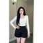 Quần Short Nữ Đùi 2 lớp có túi cạp cao dáng A chất tuyết mưa nhẹ Hồng Ngọc Thời Trang Nữ mã 238 QN