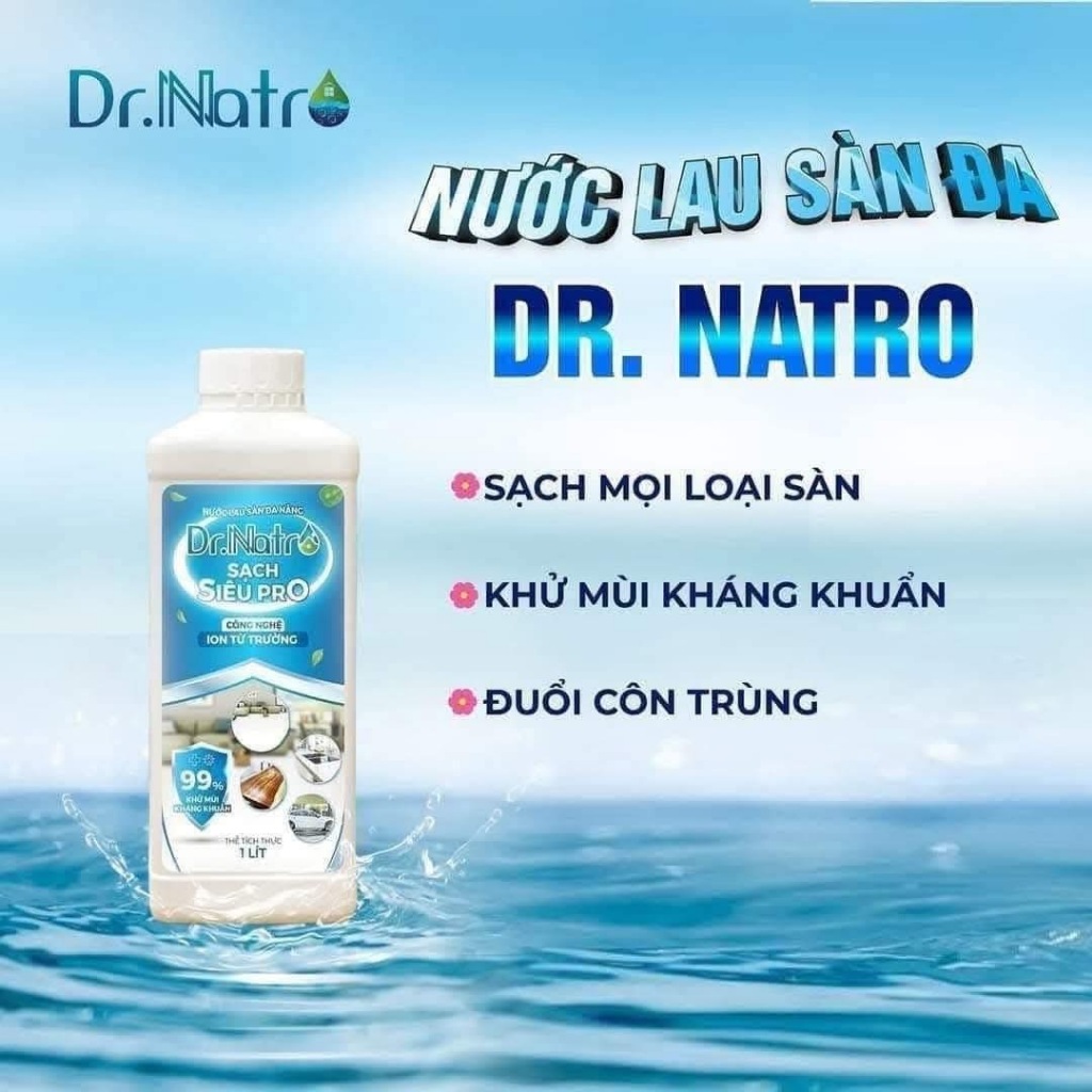 Chất lượng Nước Lau Sàn Đa Năng Dr Natro Tiêu Chuẩn