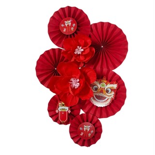 Set quạt trang trí Tết 2026, TPHCM