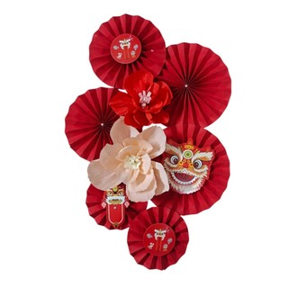 Set quạt trang trí Tết 2026, TPHCM