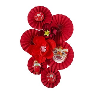 Set quạt trang trí Tết 2026, TPHCM