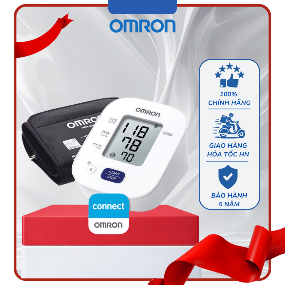 Máy Đo Huyết Áp Omron HEM-7142T2, Chính Hãng, Kết Nối Bluetooth, Phát ...