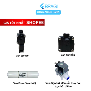 (BẢO HÀNH 1 ĐỔI 1)Combo Linh kiện máy lọc nước Van Điện Từ, Van Áp Cao, Van Áp Thấp