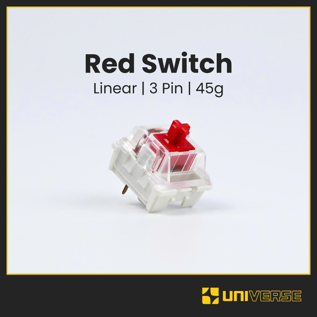10 Red Switch 3 Pin Switch Linear 45g Công Tắc Bàn Phím Cơ Switch Red ...
