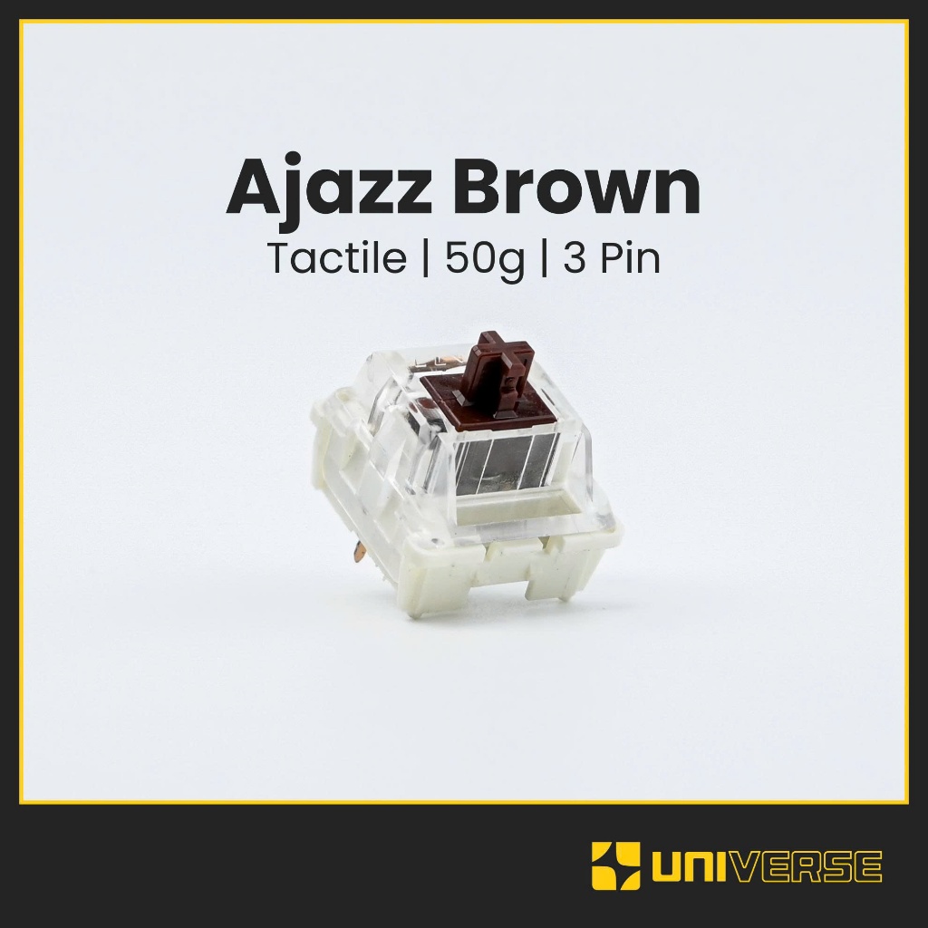 10 Switch Ajazz Brown Switch 3 Pin Switch Tactile 50g Công Tắc Bàn Phím ...