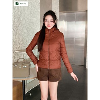 26KVAP29.Áo phao KenVa có mũ tháo rời.Chất Liệu: PrimaLoft PHAO MŨ TÚI NGANg