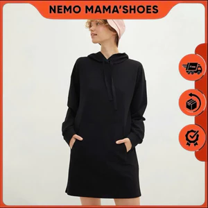 MPG ĐẦM HOODIE ĐEN NĂNG ĐỘNG DỄ MẶC HẰNG NGÀY (Q250922190)