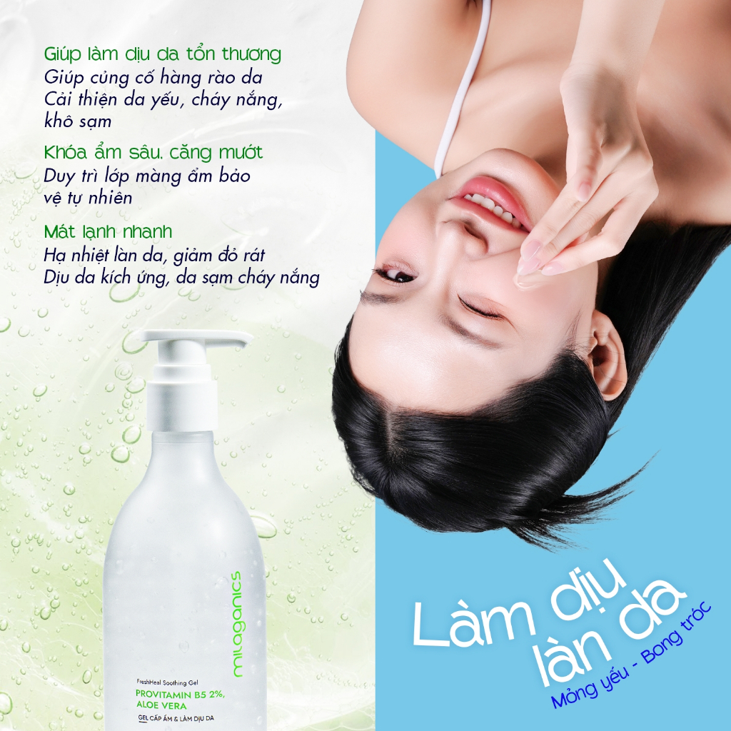 Thiết kế của Gel Body Milaganics Cao Cấp