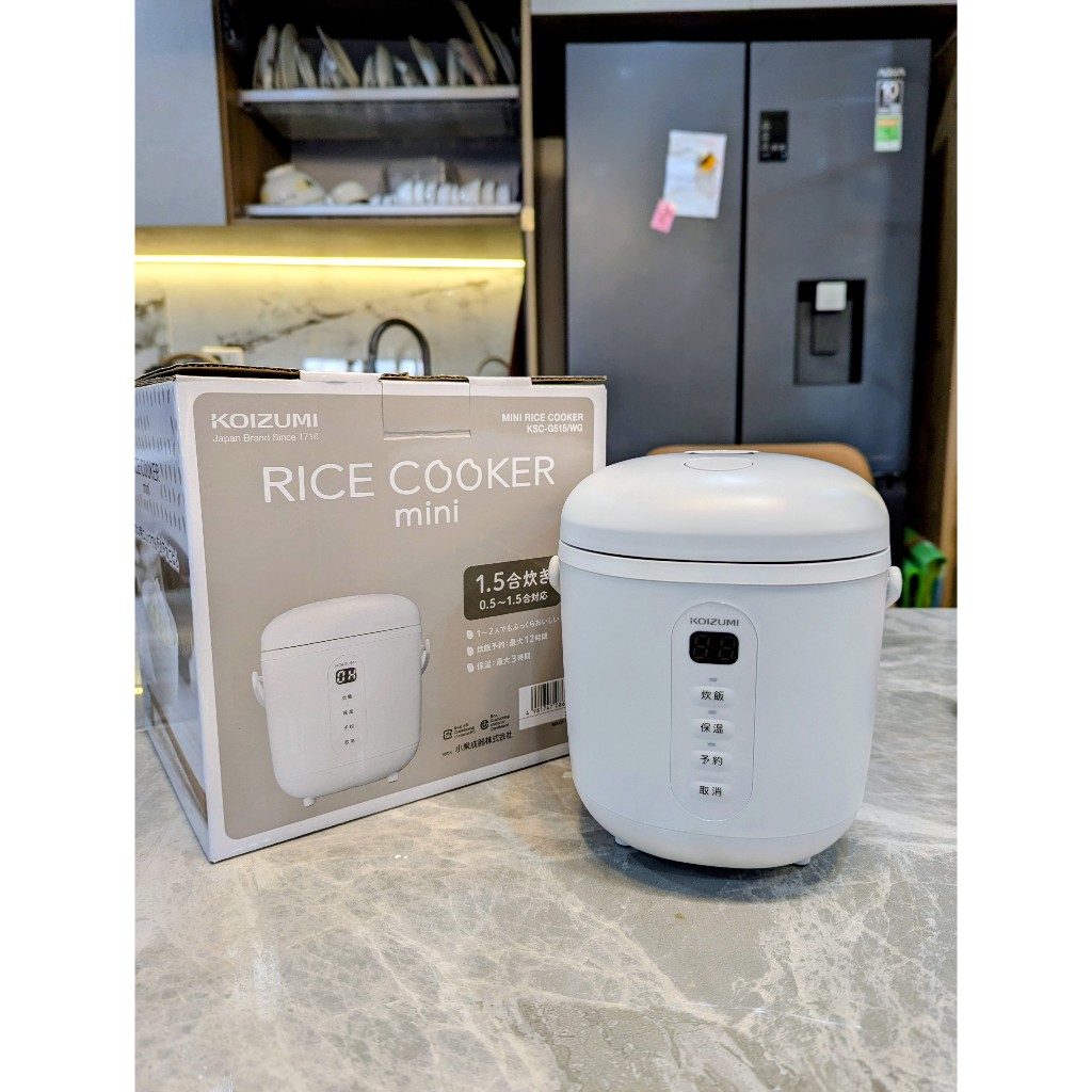 Nồi Cơm Điện Mini Nấu Nhanh Cơm Ngon Mềm Xốp Cho Khẩu Phần Từ 1-2 Người Thiết Kế Nhỏ Gọn Tiện Lợi