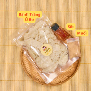 Bánh Tráng Rìa Ủ Bơ Tặng Muối Sặc + Ớt Rim (500gr)