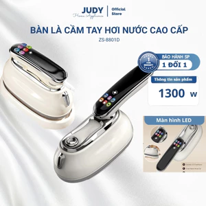 Bàn ủi hơi nước cầm tay xoay 160 độ đa năng 2 chế độ ủi, Bàn là hơi nước CÔNG NGHỆ CAO 1300W xóa nếp nhăn dung tích 1.6L