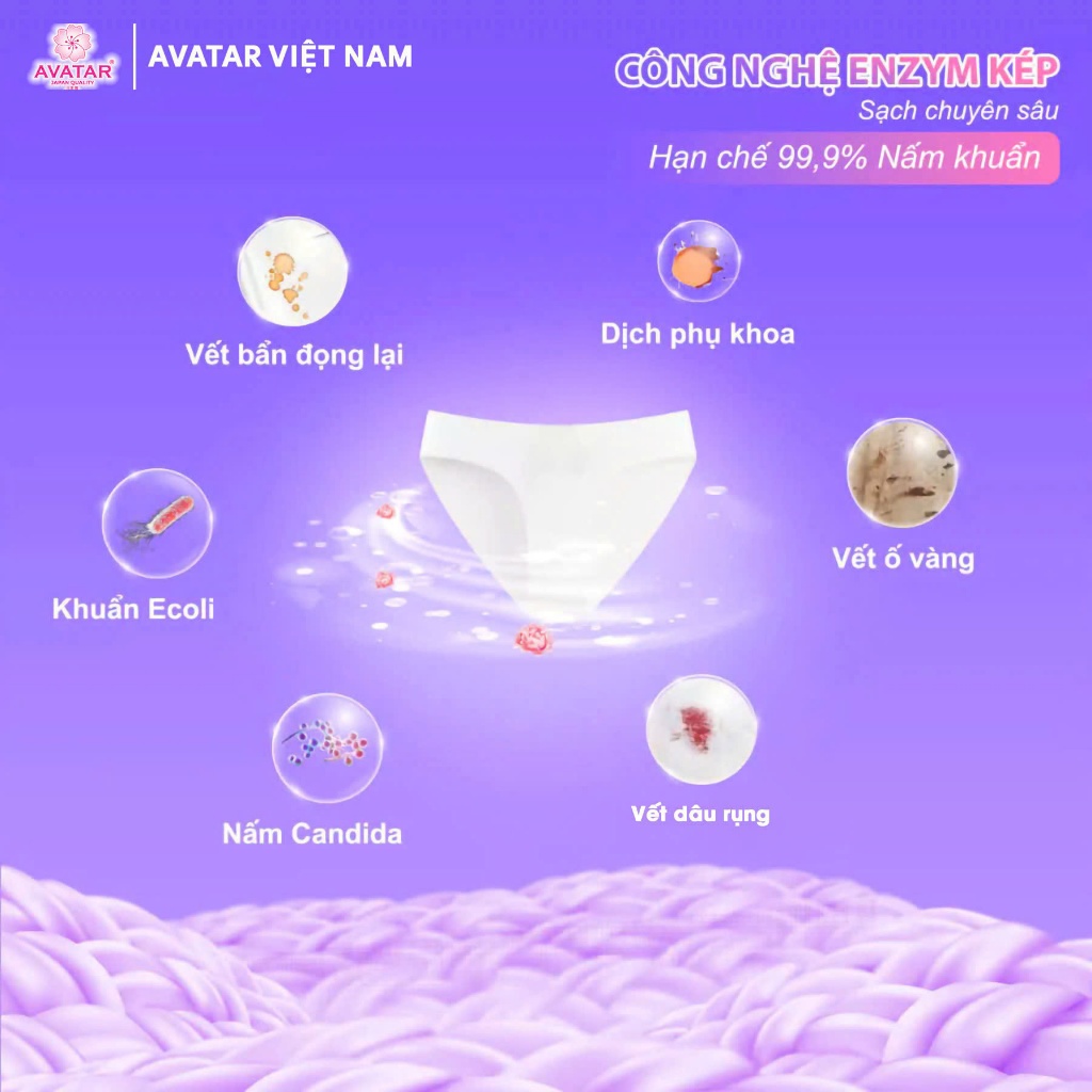Nước Giặt Xả Đồ Lót Chuyên dụng 6 In 1 Lưu Hương 48h Avatar 500ML (2 Mùi Hương)