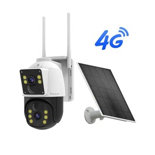 [Kèm tấm pin đôi] Camera ngoài trời sim 4G Vstarcam BG66DR lượng mặt trời - phân giải 2K 2 màn hình - Phụ Kiện Nhất Tín