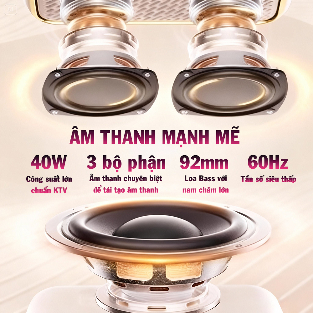 Loa bluetooth Kinyo K800 màn hình LED, âm cao treble trong suốt ,tích hợp màn hình - Hàng chính hãng