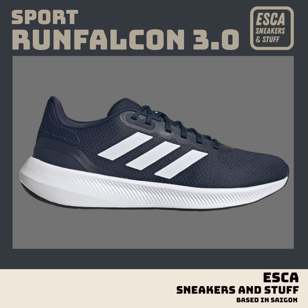 [CHÍNH HÃNG] GIÀY CHẠY BỘ RUNNING RUNFALCON 3.0 XANH ĐEN LEGEND INK ...