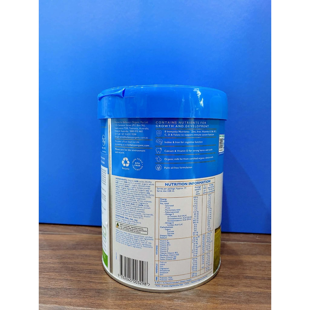 Sữa Bellamy's Organic Classic 2.0 Children's Milk số 4 900g