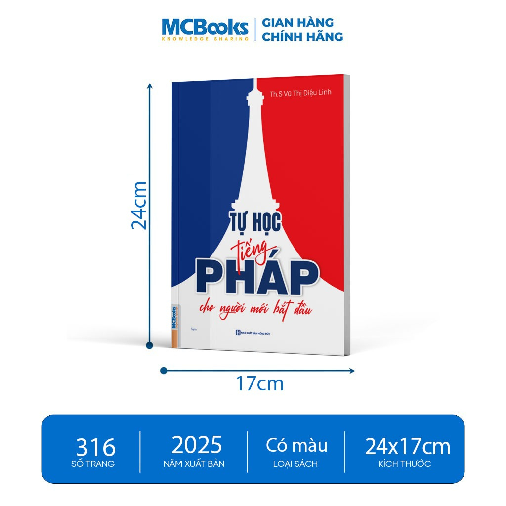 Sách - Tự Học Tiếng Pháp Cho Người Mới Bắt Đầu - MCBooks