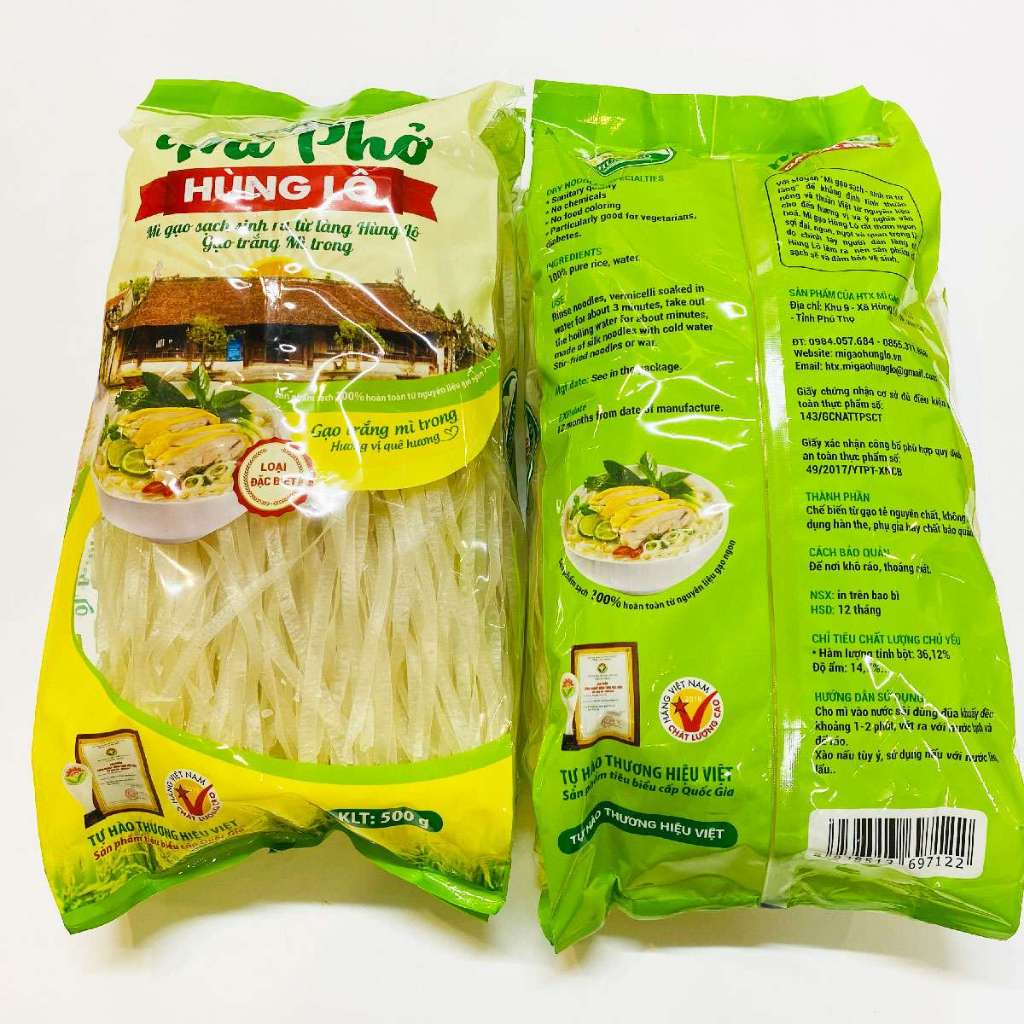 Mì phở Hùng Lô - Mì phở sạch Hùng Lô - Mì sinh ra từ làng