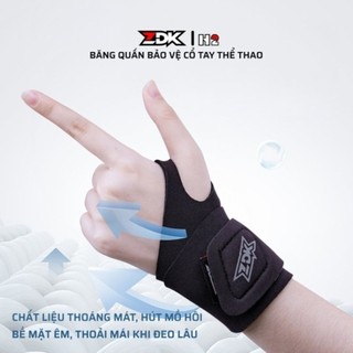 Băng Quấn Cổ Tay ZDK H2 Co Giãn Bản Rộng – Đai Cổ Tay Gym Nâng Tạ Chống Đau Thoáng Khí Freesize