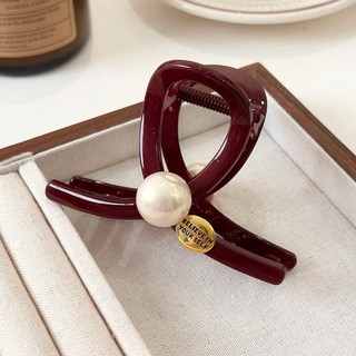 Cặp Tóc, Kẹp Tóc Đỏ Đính Ngọc • Mây Fashion Jewelry - 1224.23