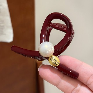 Cặp Tóc, Kẹp Tóc Đỏ Đính Ngọc • Mây Fashion Jewelry - 1224.23