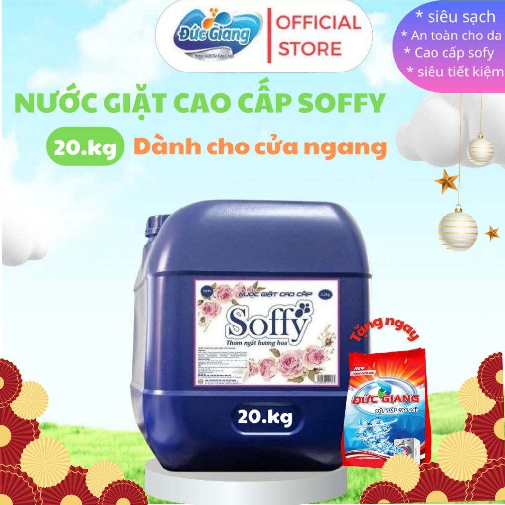 Nước Giặt Cao Cấp Soffy Cửa Ngang 20kg | Shopee Việt Nam