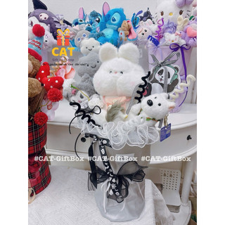 Hoa gấu bông xinh yêu, gấu bông đáng yêu , quà tặng bạn gái, gấu bông stitch, kuromi,..., bó hoa gấu bông