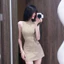 | LYN WEAR | (LOẠI 1) Đầm Xòe Len Sọc Loại 1 Sát Nách Ôm Body | Khóa Kéo Sau, Mỏng Nhẹ, Tôn Dáng