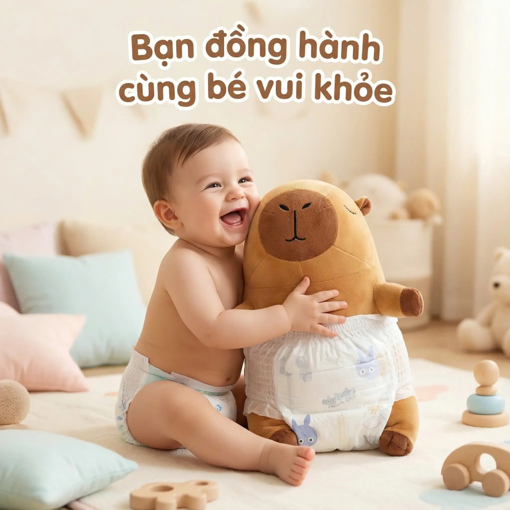 [150 miếng] MioBusS Tã bỉm quần trẻ em Size M/L/XL/2XL/3XL/4XL – Siêu mềm, thấm hút nhanh